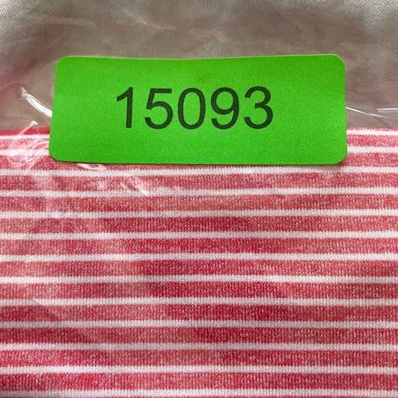 Tuff Athletics Women's Pink White Stripes Activewear Tank Top Spaghetti Straps L - Picture 11 of 11